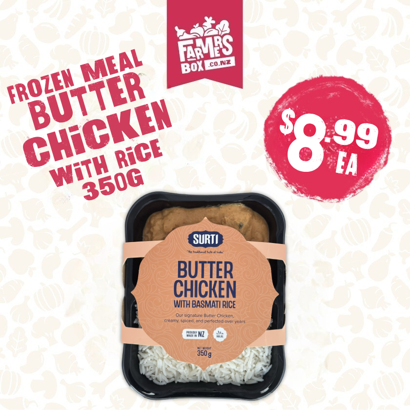 Frozen Butter chicken with Rice Meal