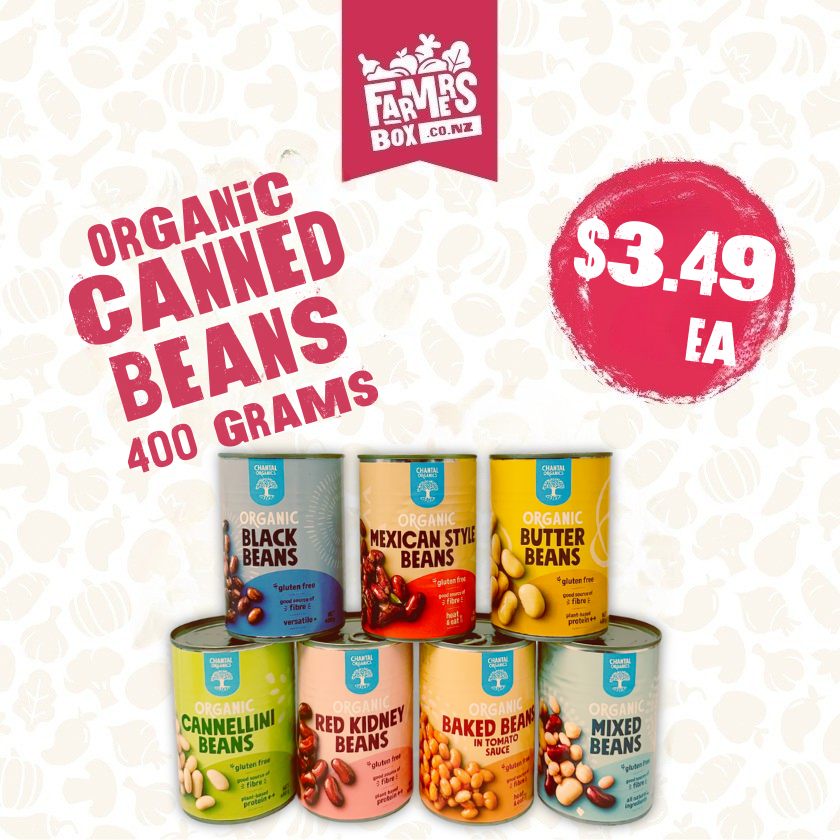 Organic Canned Beans - 400 Grams