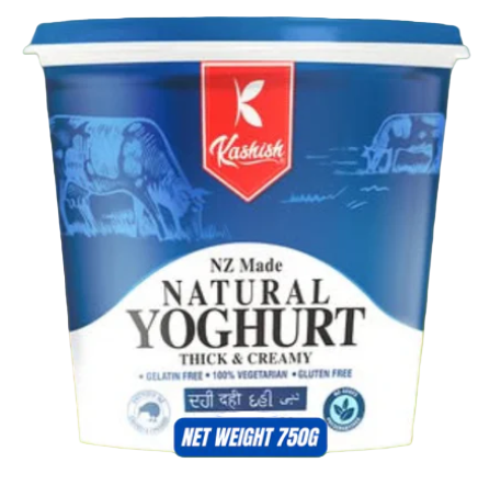 Kashish Natural Yoghurt (Dahi) Full Cream 750g