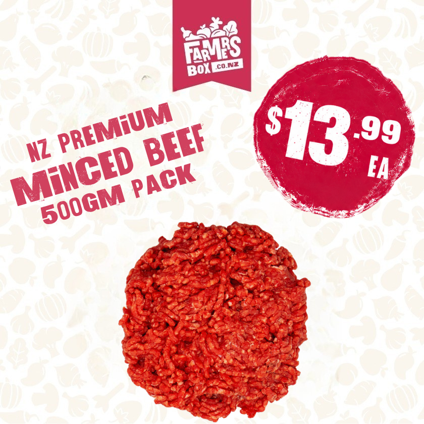 NZ PREMIUM MINCED BEEF 500GM PACK (HALAL)