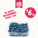 125G BERRIES BLUEBERRIES PP (NZ)  PUNNET (Turutu)