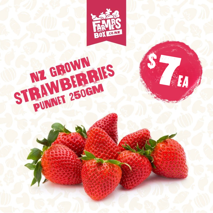 250GM BERRIES STRAWBERRIES PUNNET SMALL SIZE (rōpere)