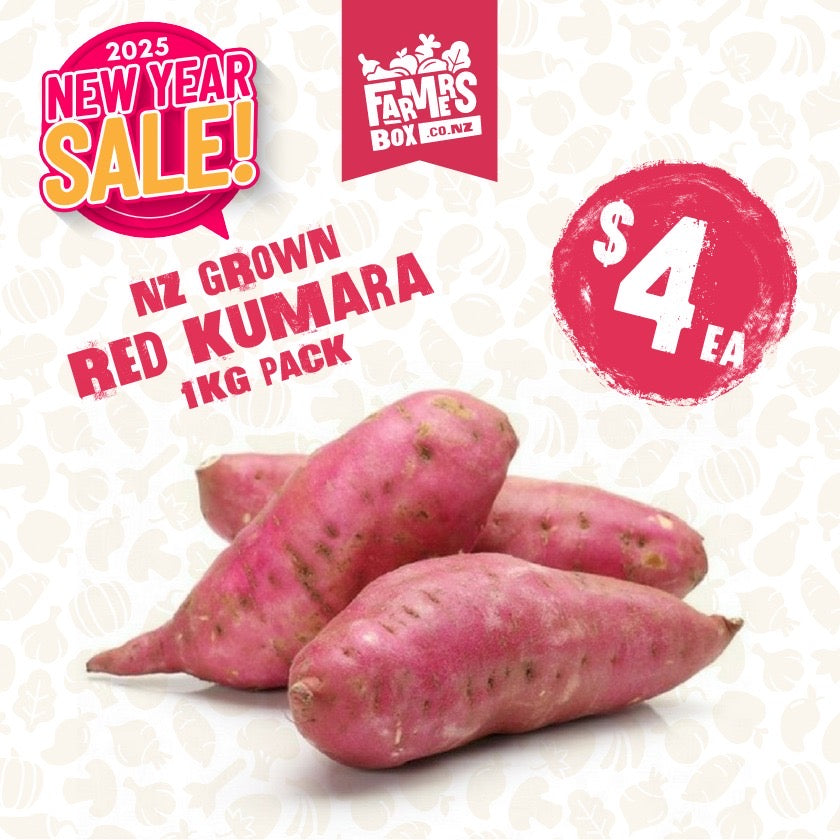 KUMARA RED 1KG BAG (Kumara Whero)