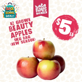 NZ Beauty Apples 1KG BAG(aporo)