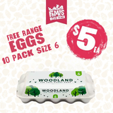 EGGS FREE RANGE 10 PACK SIZE 6