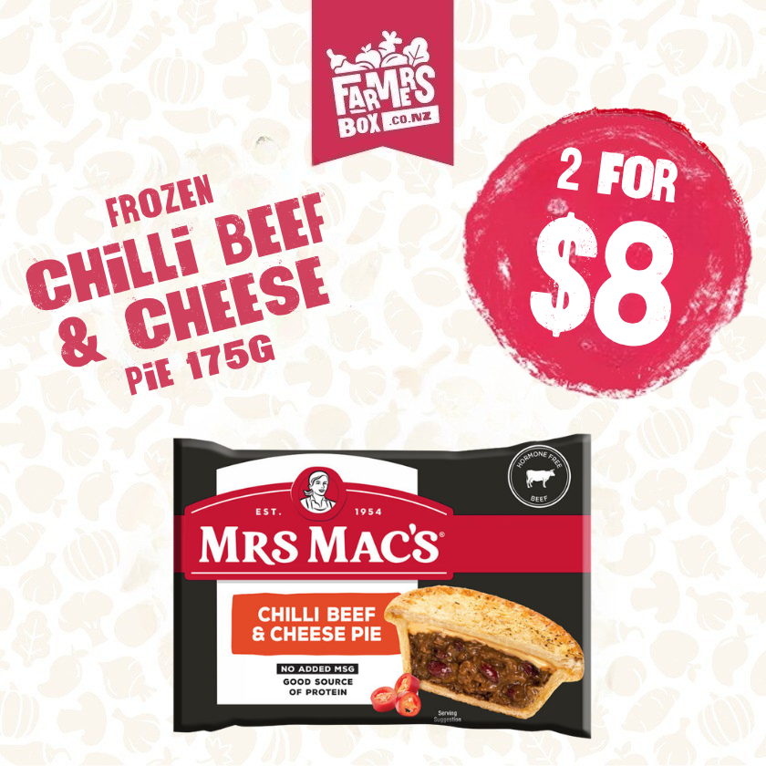 Frozen Pie Chilli Beef & Cheese 175gm