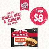 Frozen Pie Chilli Beef & Cheese 175gm