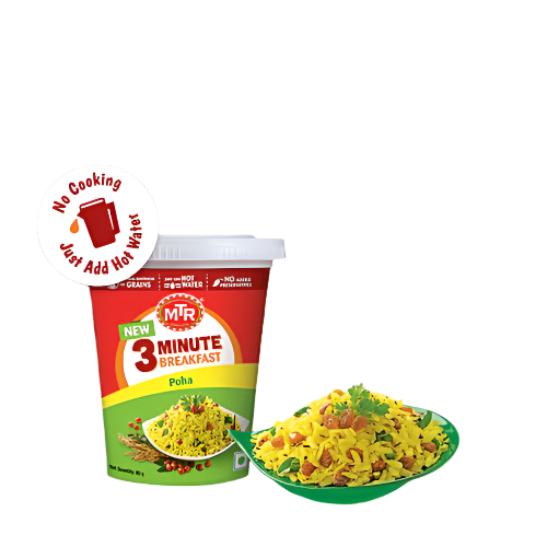MTR Instant Poha Regular (Flattened Rice) 80g