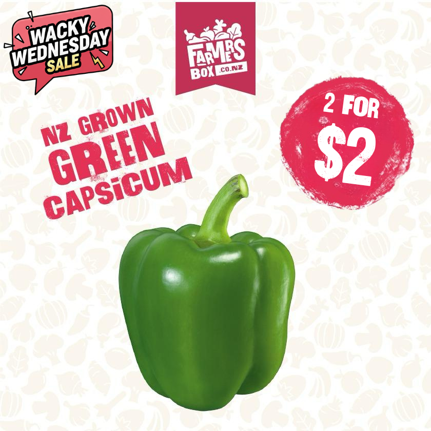 CAPSICUM GREEN EACH (Kaupapa Kakari)