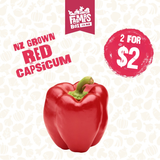 CAPSICUM RED EACH (Whero Kaupapa)