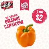 CAPSICUM ORANGE EACH (Karaka Kaupapa)