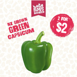 CAPSICUM GREEN EACH (Kaupapa Kakari)