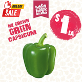 CAPSICUM GREEN EACH (Kaupapa Kakari)