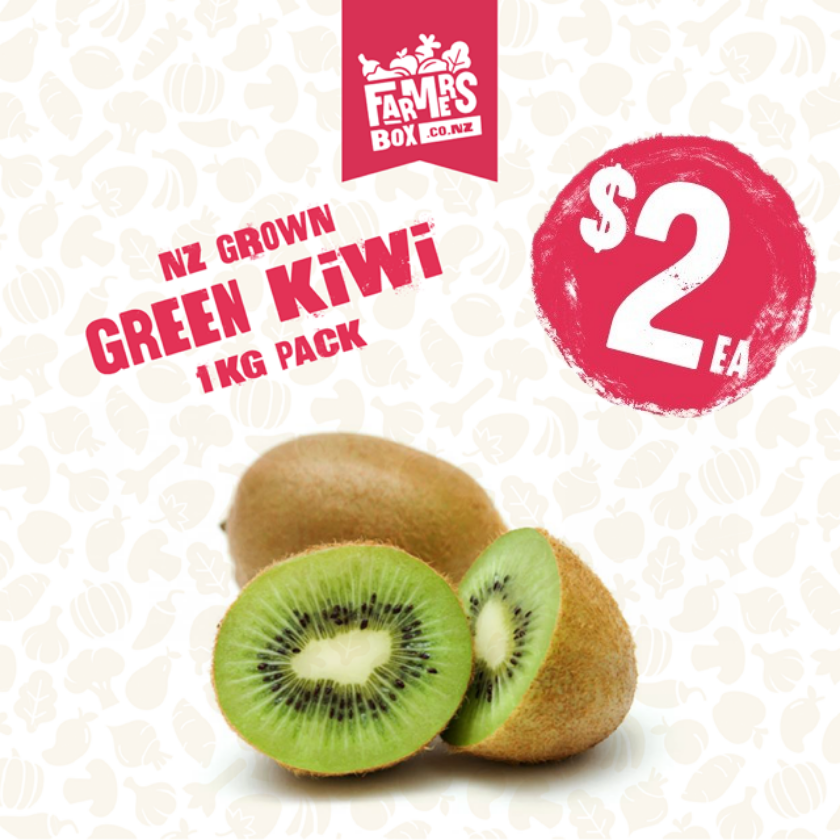 KIWIFRUIT GREEN 1KG (Huakiwi Kākāriki)