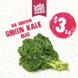 KALE CURLY GREEN BAG (kare mingimingi kakariki)