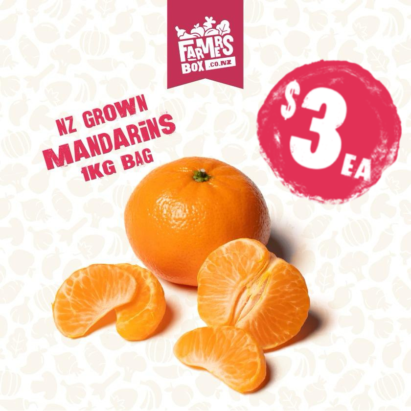 MANDARINS NZ 1KG BAG