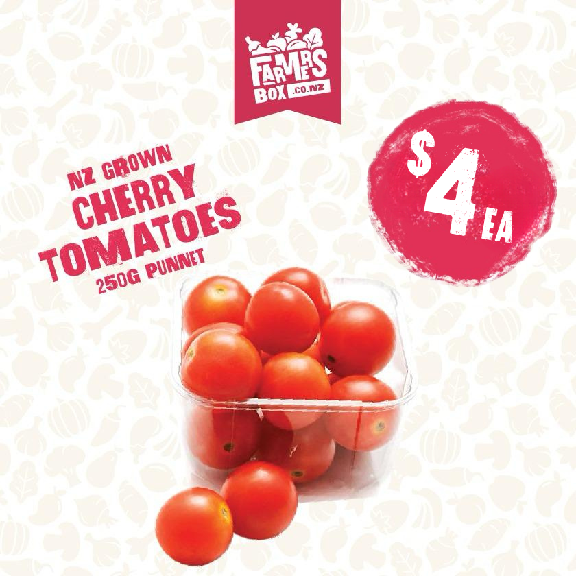 TOMATOES CHERRY 250G PUNNET(here tōmato punnet)