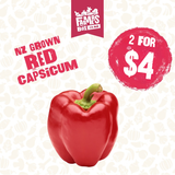 CAPSICUM RED EACH (Whero Kaupapa)