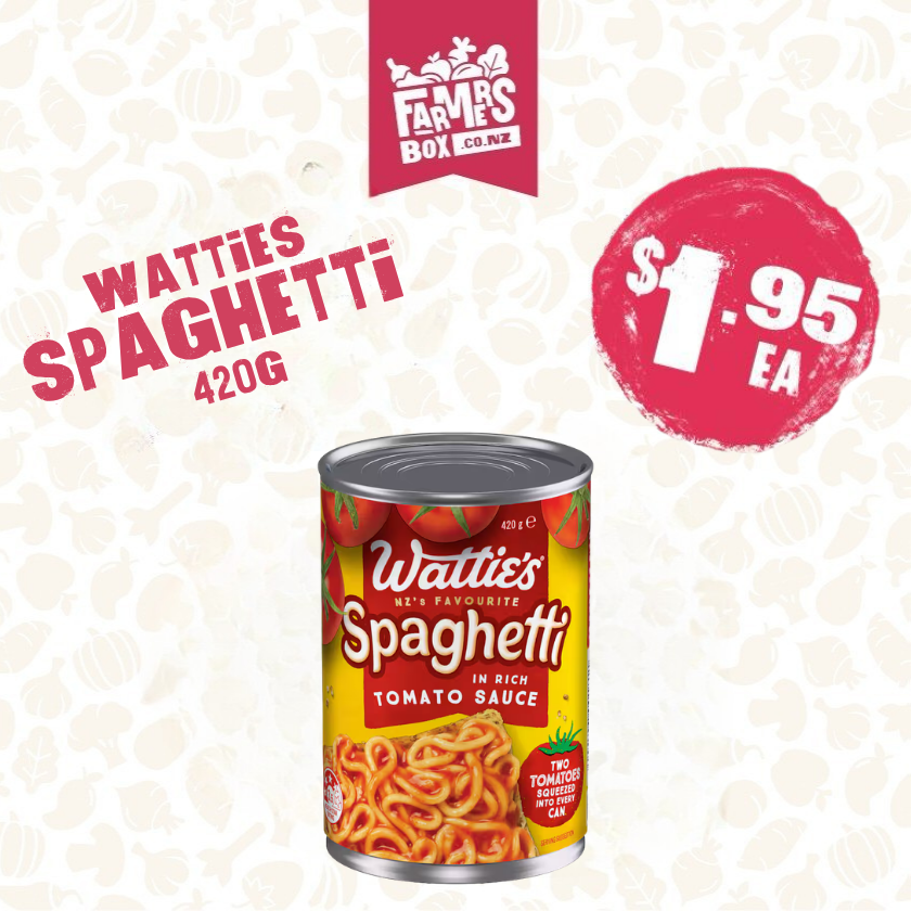 Watties Spaghetti In Tomato Sauce 420G