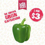 CAPSICUM GREEN EACH (Kaupapa Kakari)