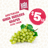 GRAPES GREEN 400G PACK- SEEDLESS (Karepe Matomato)