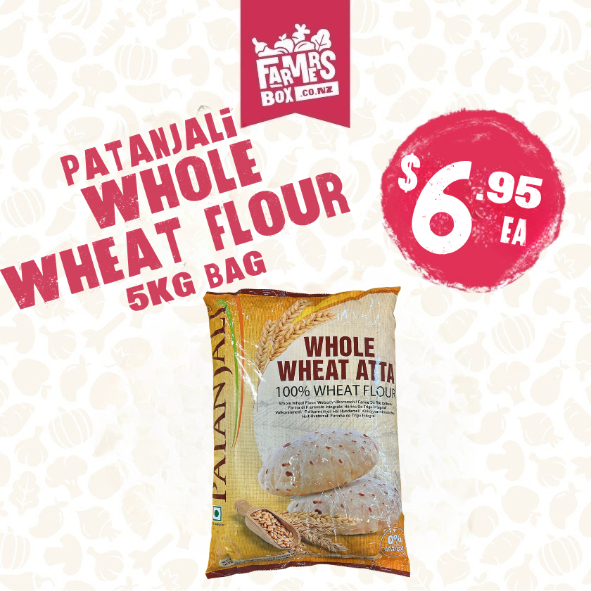 PATANJALI WHEAT FLOUR 5KG BAG