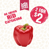 CAPSICUM RED EACH (Whero Kaupapa)