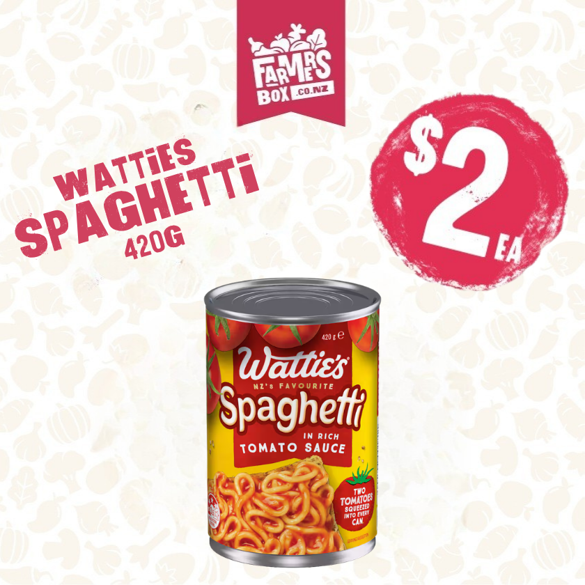 Watties Spaghetti In Tomato Sauce 420G