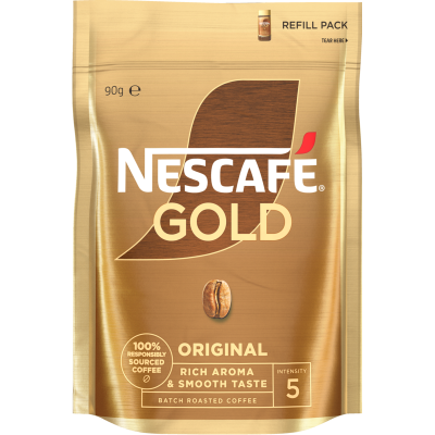 Nescafe Gold Original Instant Coffee 90g - Tea & Coffee -    Farmers Box.