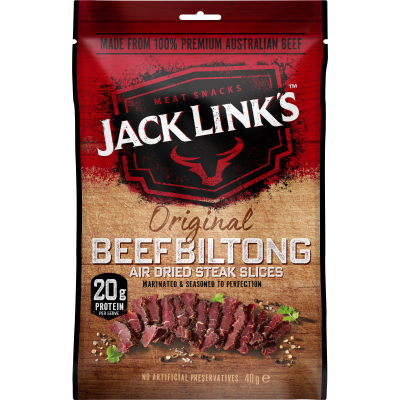 Jack Link's Beef Biltong Original 40g - Breakfast & Cereals -    Farmers Box.