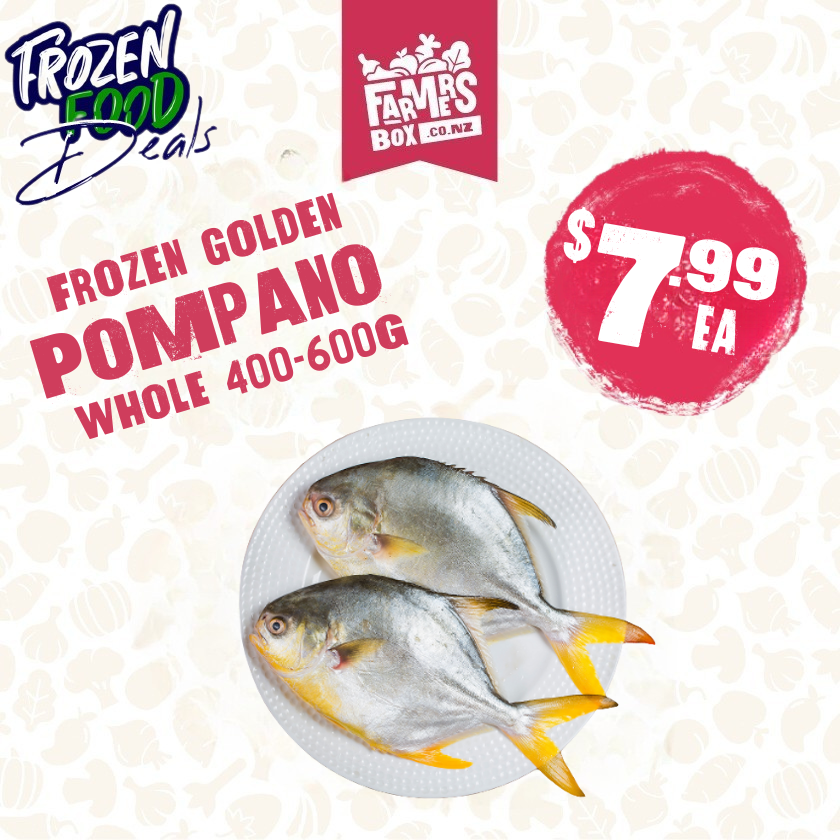 Frozen Golden Pompano Whole 400-600g