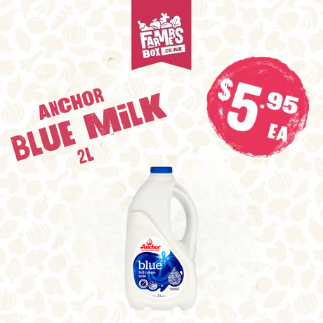 Anchor Blue Milk Bottle 2L - Dairy & Eggs -    Farmers Box.