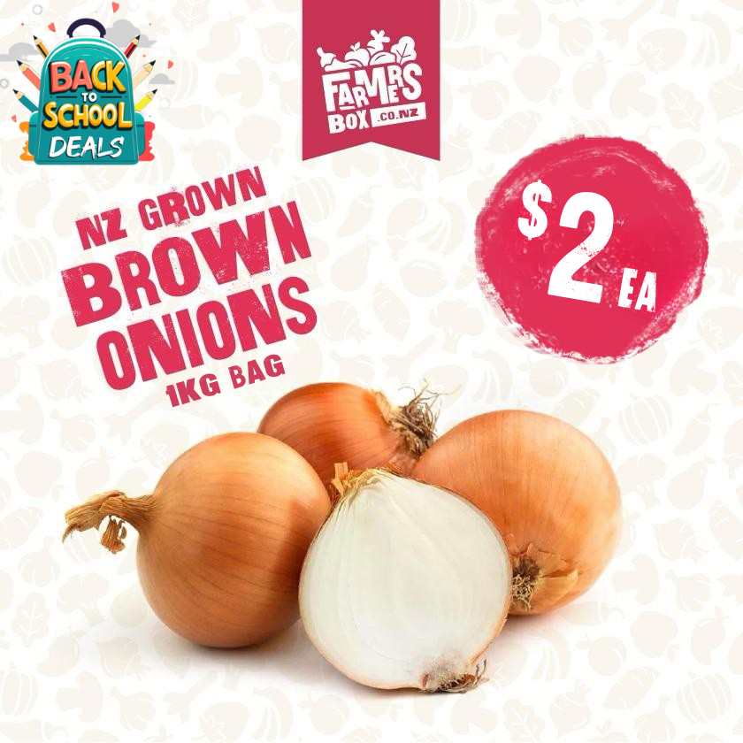 ONIONS BROWN 1KG BAG (Aniani)
