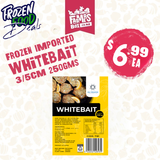 Frozen Whitebait Imported 3/5cm 250GMS