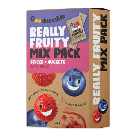 GOODNESSME REALLY FRUITY STICK + NUGGETS - Snacks -    Farmers Box.