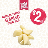 Garlic peeled 500g (Karika Tihorea)