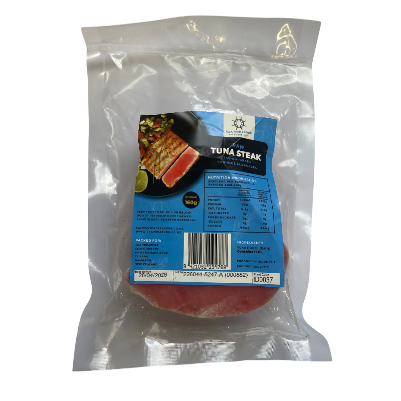 Frozen Raw Tuna Steak 160G