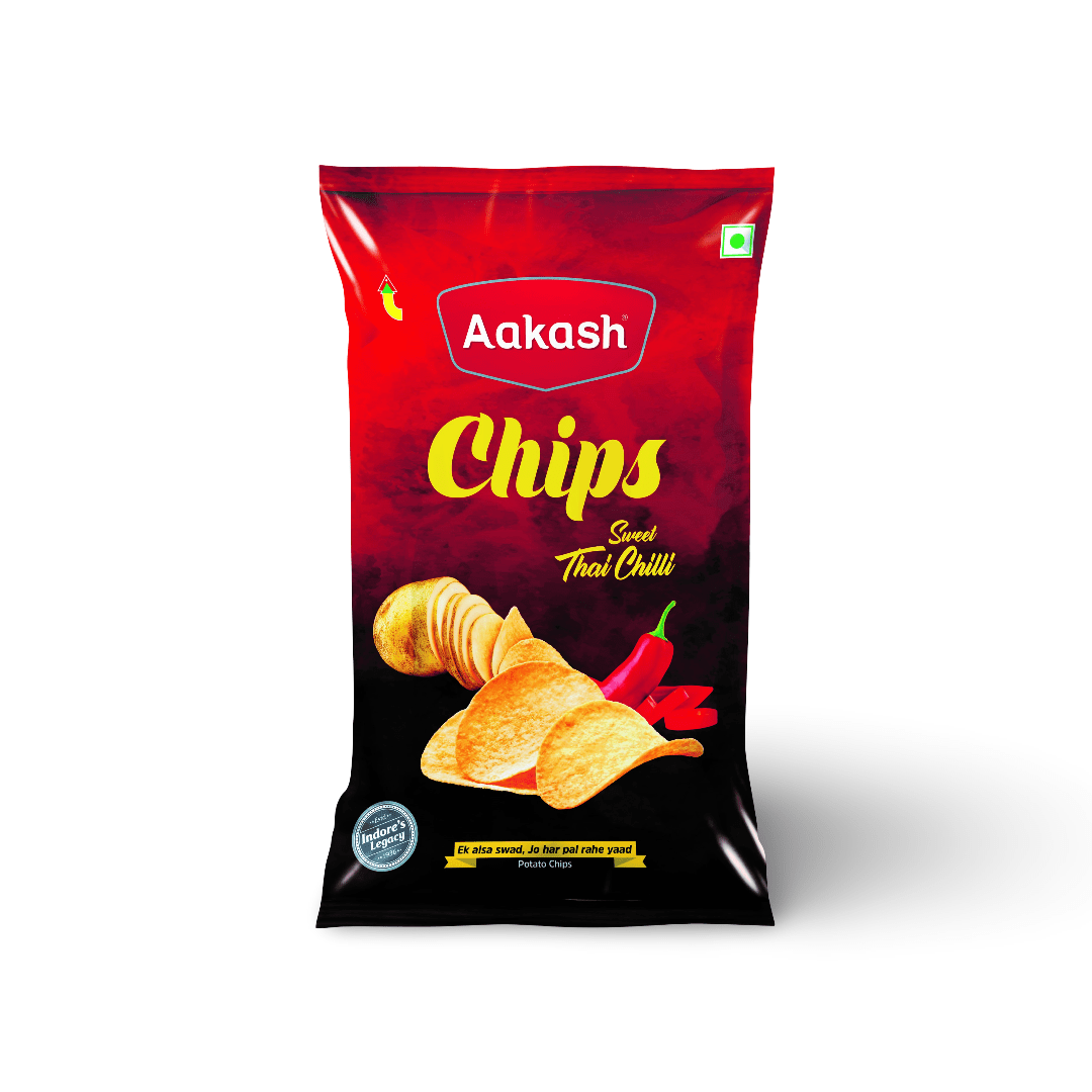 Aakash Chips Thai Chilli 130g - Chips -    Farmers Box.