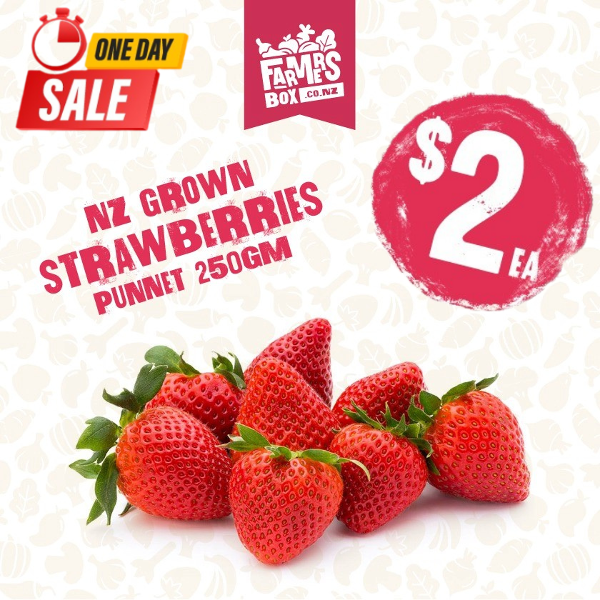 250GM BERRIES STRAWBERRIES PUNNET SMALL SIZE (rōpere)
