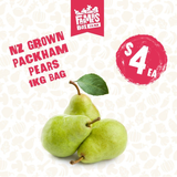 PEARS PACKHAM 1KG BAG (Small Size)