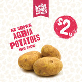 POTATOES AGRIA 1KG BAG ( Rīwai Agria)