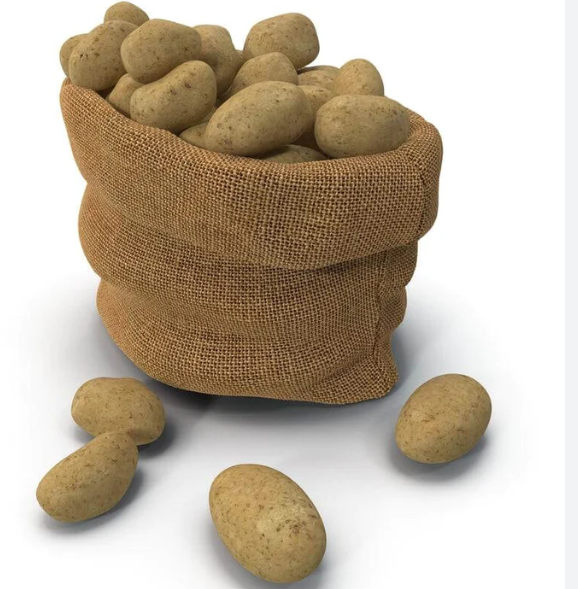10KG BRUSHED/MULTIPURPOSE  POTATOES BAG (riwai)