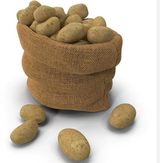 10KG BRUSHED/MULTIPURPOSE  POTATOES BAG (riwai)