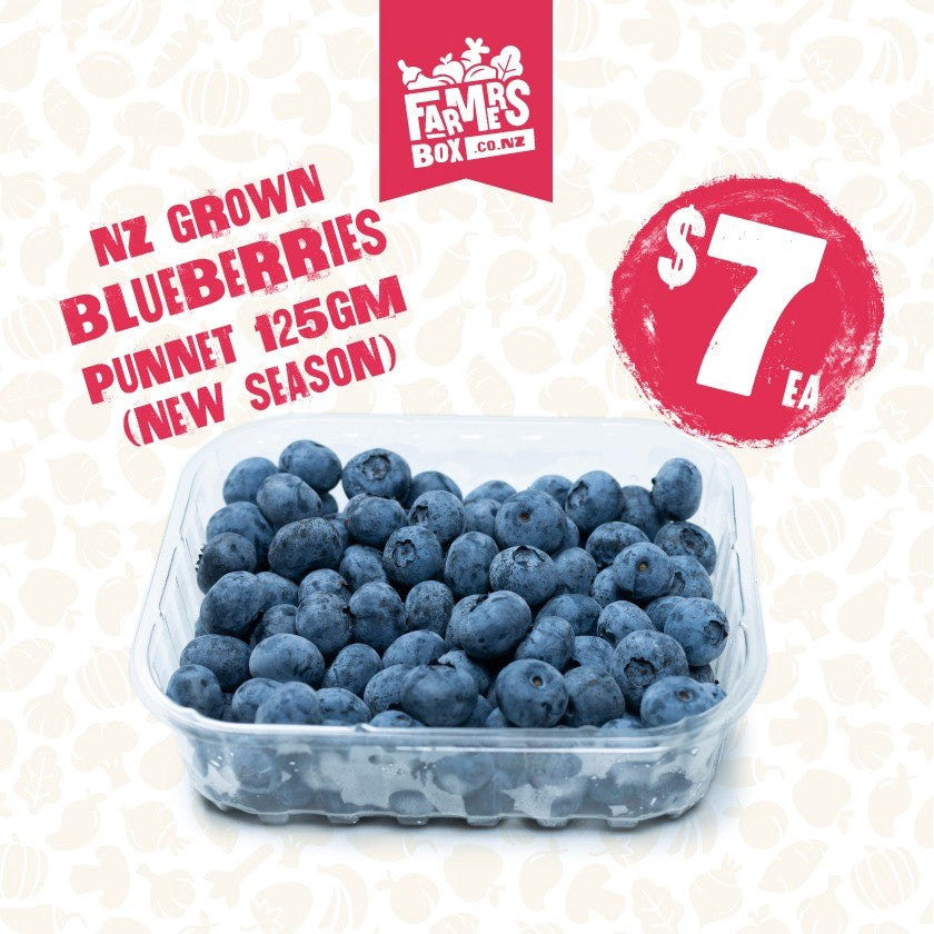 125G BERRIES BLUEBERRIES PP (NZ)  PUNNET (Turutu)