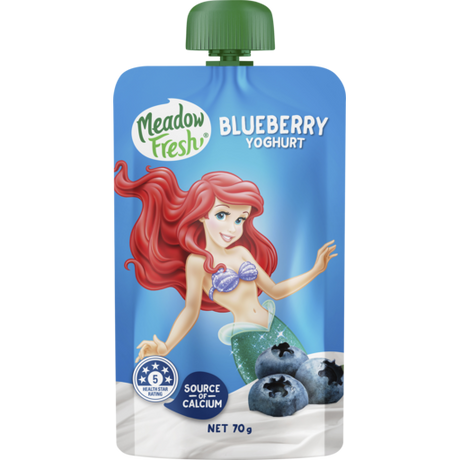 MEADOW FRESH BLUEBERRY YOGURT POUCH 70G - Beverages & Juices -    Farmers Box.