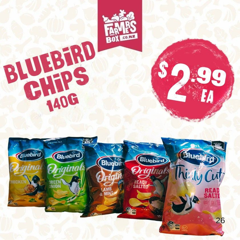 BLUEBIRD CHIPS 140G-150G