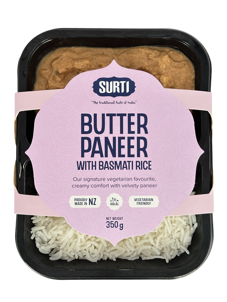 Frozen Butter Paneer with Rice Meal