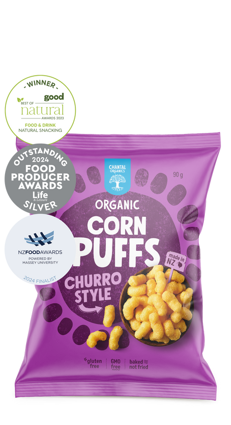 Organic Corn Puffs - 90 Grams