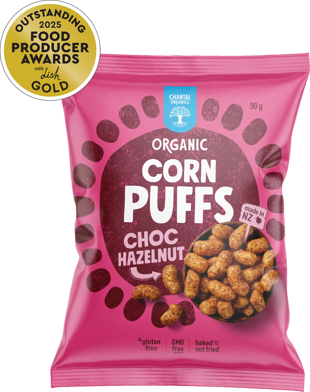 Organic Corn Puffs - 90 Grams