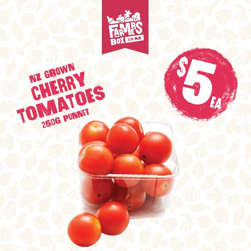 TOMATOES CHERRY 250G PUNNET(here tōmato punnet)